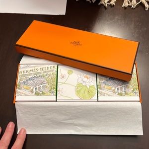 Hermes soaps with shopping tote